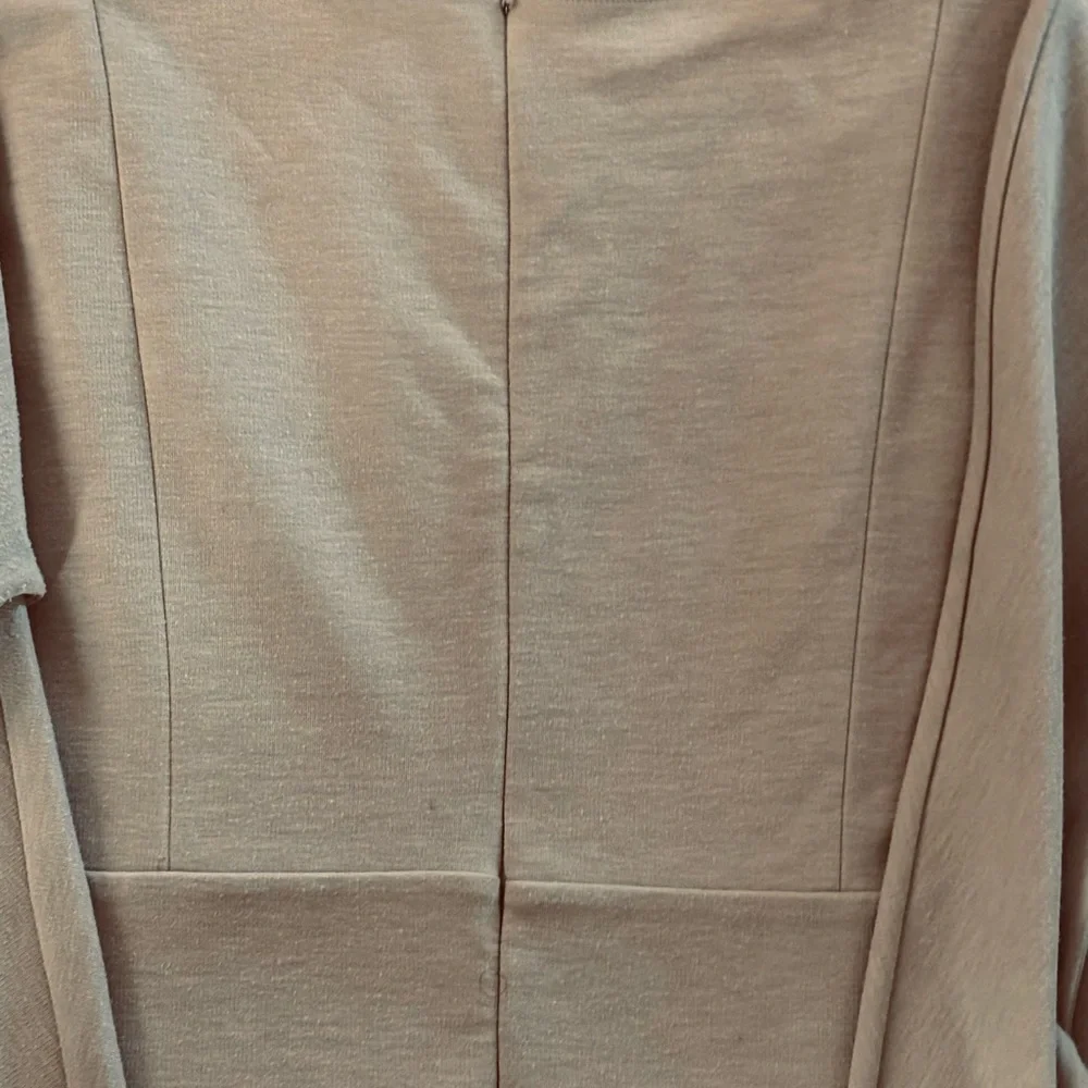 Ann Taylor Long Sleeve Sheath Dress in Light Beige - Picture 7 of 7